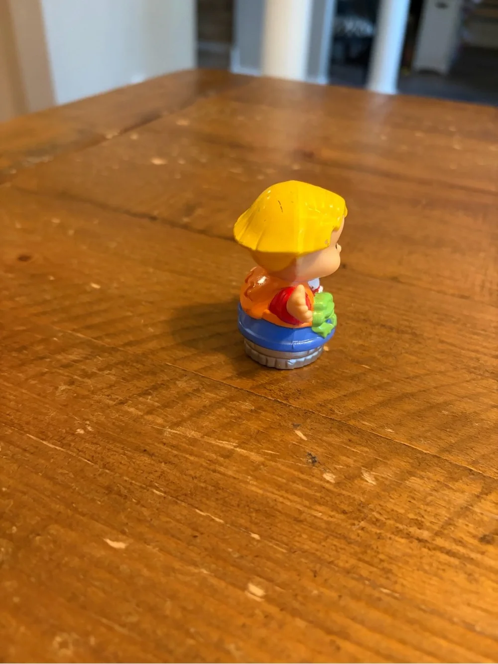 Fisher Price Little People Eddie silver bottom as is